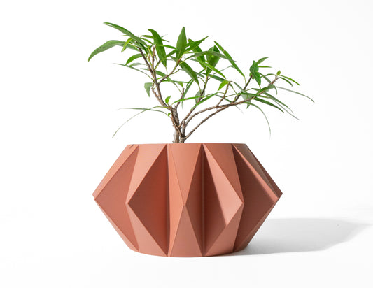 Koni Planter Pot with Drainage Tray & Stand